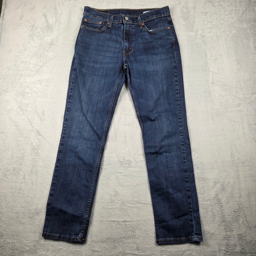 Levi's 511 Slim Fit Jeans Mens 33x32 Dark Wash Excellent Stretch 04511-4655